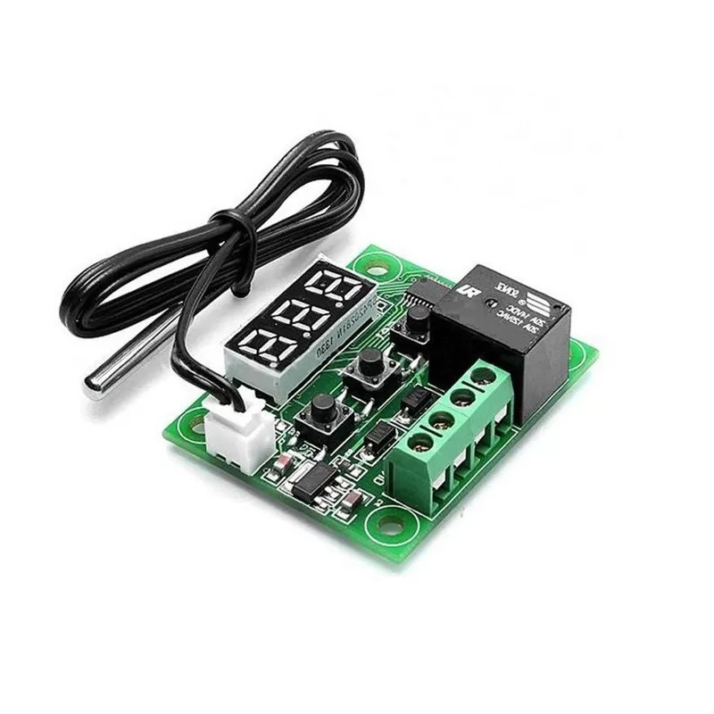 Buy XH W1209 12V Digital Temperature Controller Module W/ Display and NTC  Temp Sensor Online at Robu.in