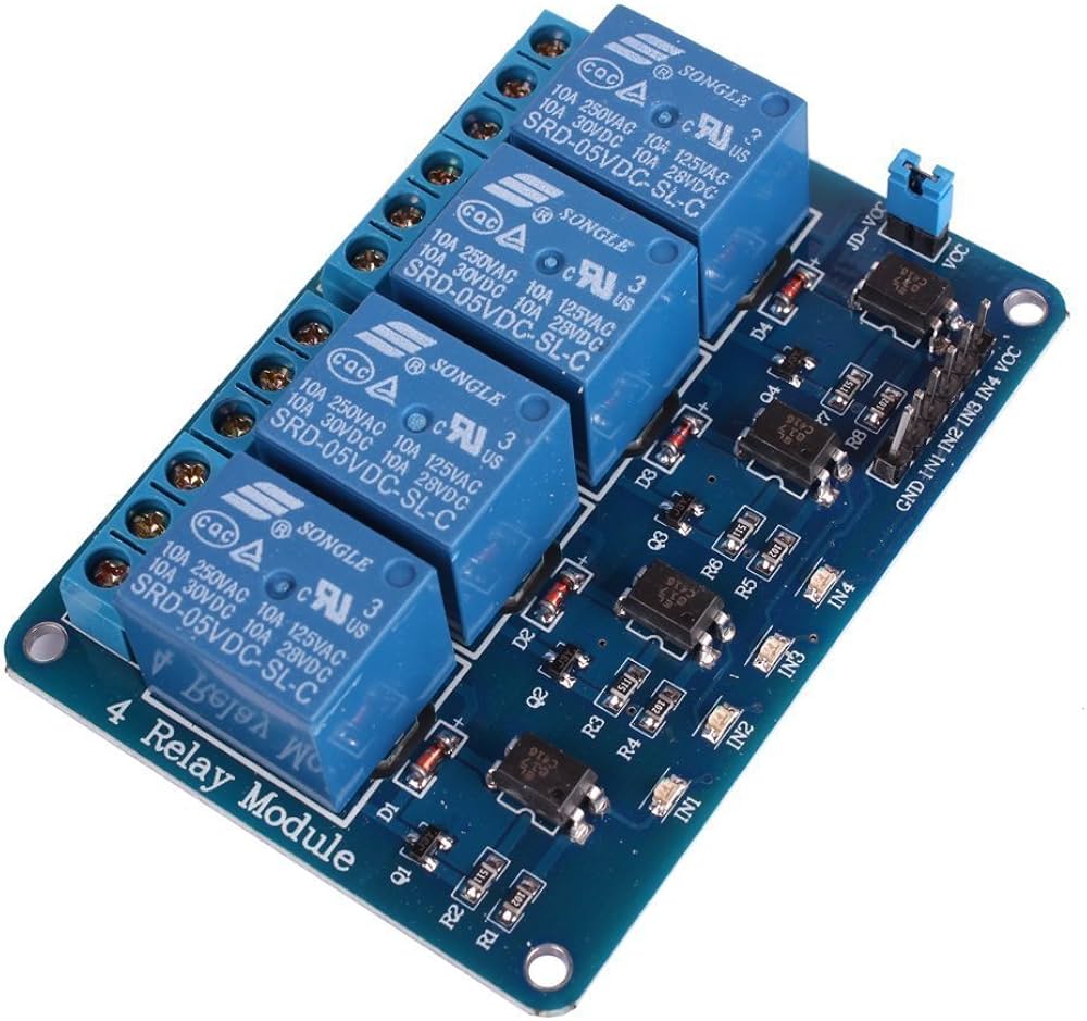 xcluma 4 Channel 5V Relay Board Module Relay Expansion Board For Arduino Rasp