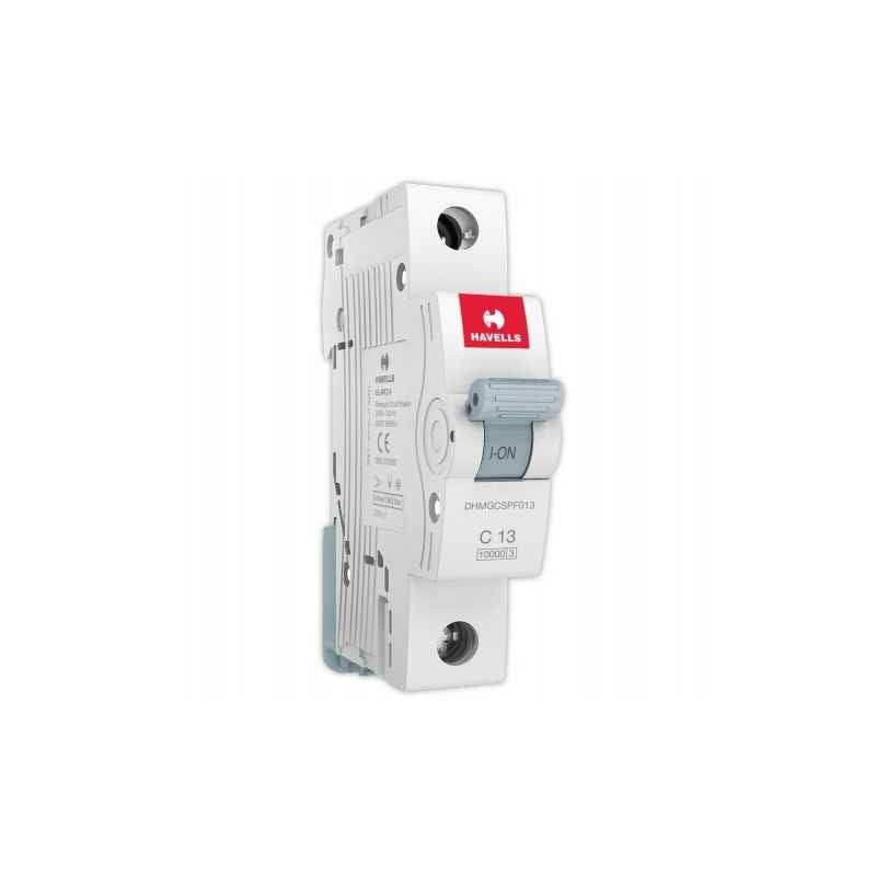 Buy Havells Euro-II 13A Single Pole C Curve MCB, DHMGCSPF013 Online At  Price ₹229